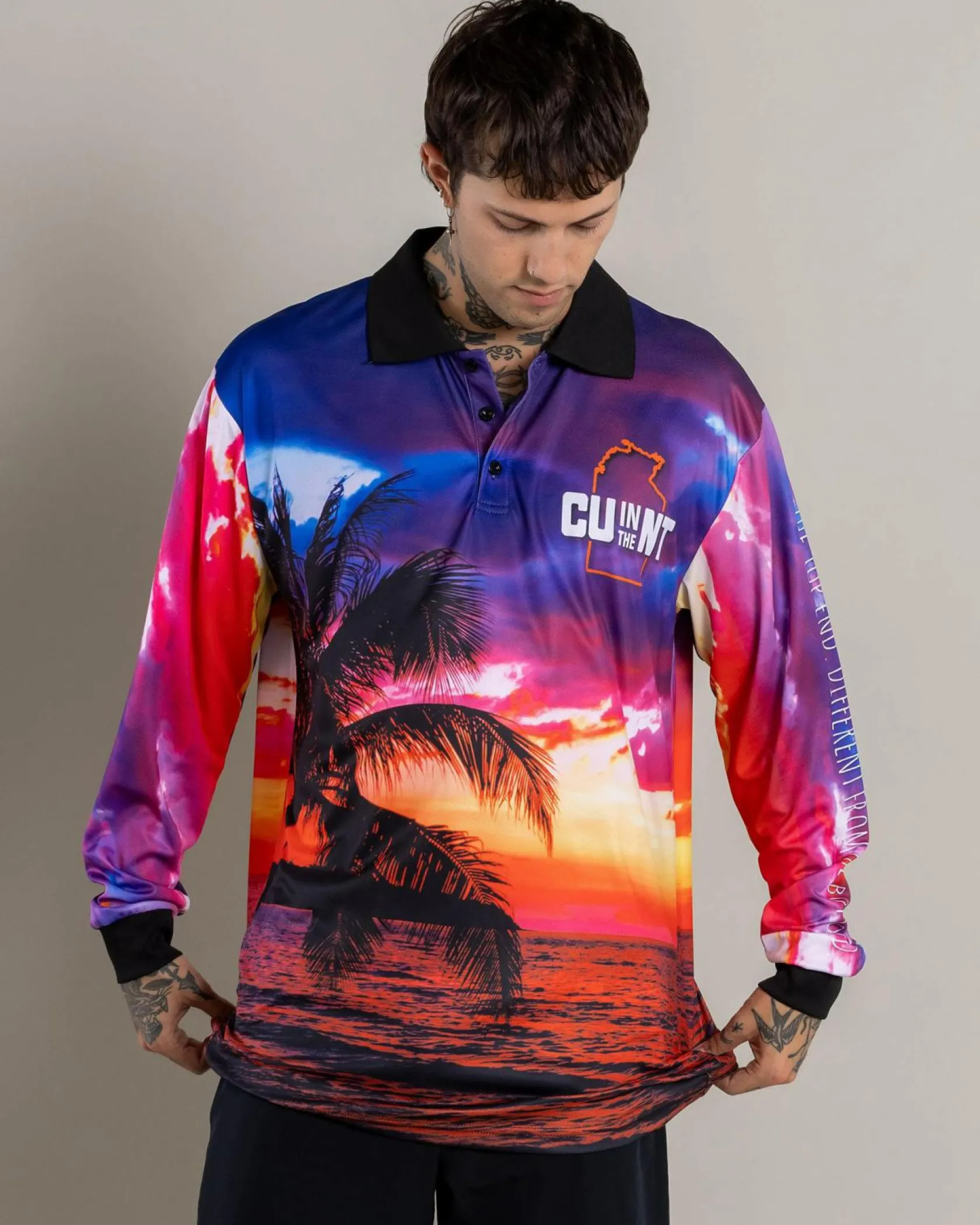CU in the NT The Sunset Fishing Shirt Multi Best