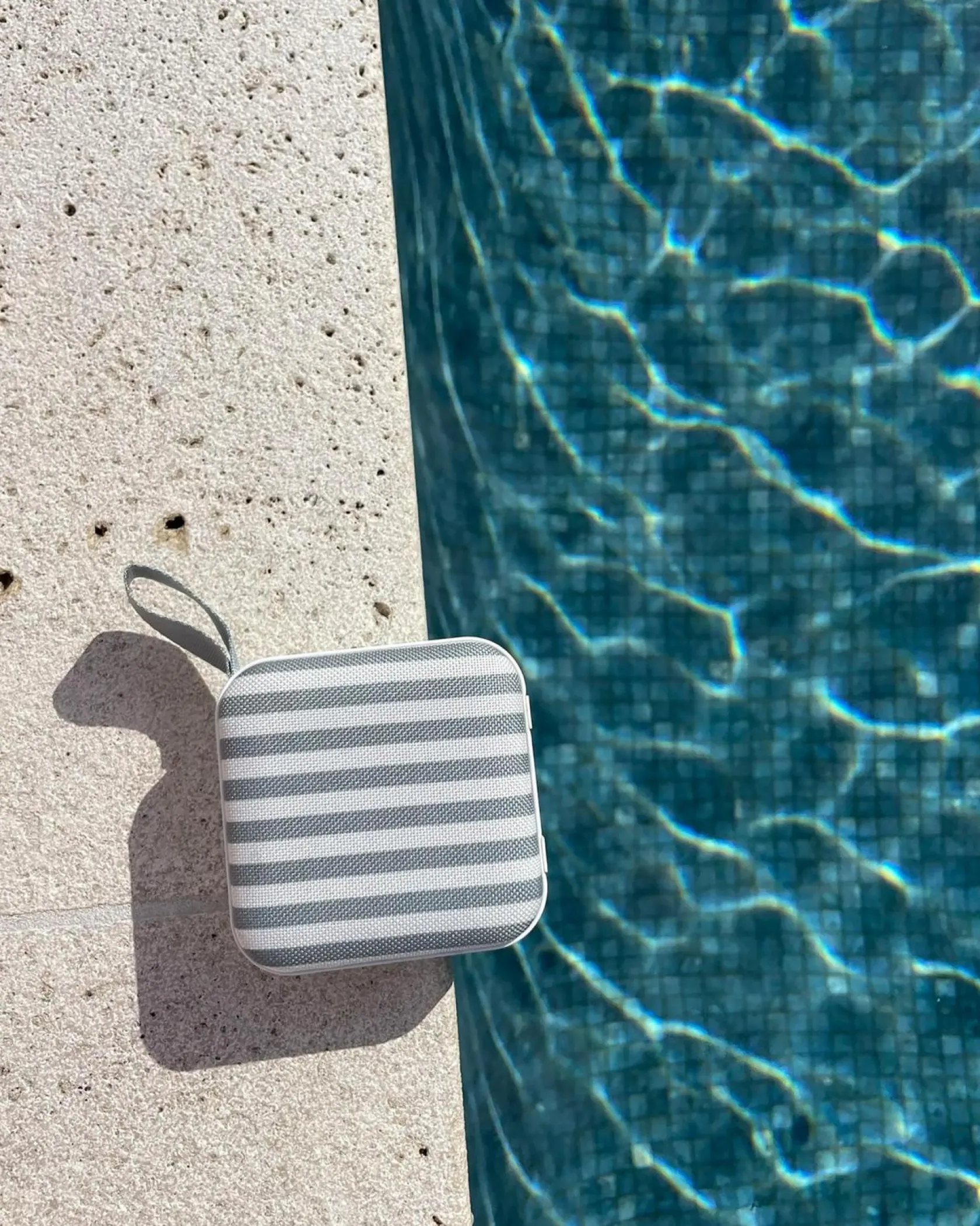 Get It Now The Vacay Portable Travel Speaker Olive Stripe Outlet