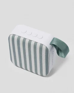 Get It Now The Vacay Portable Travel Speaker Olive Stripe Outlet