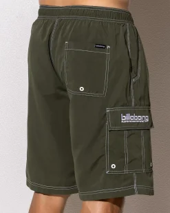 Billabong Throw On Board Shorts Dark Military