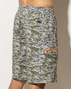 Billabong Throw On Board Shorts Camo Hot