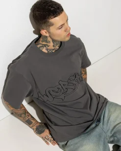Worship Supplies Throws T-Shirt Worn Black Clearance