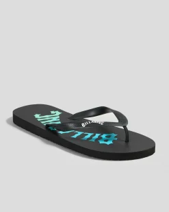 Billabong Tides Thongs Black Multi Discount