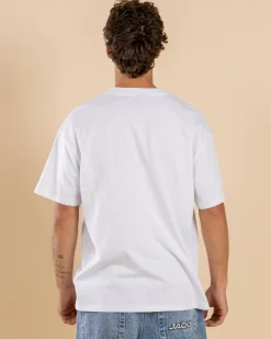 Quiksilver Tilt Panel Knit T-Shirt White Best
