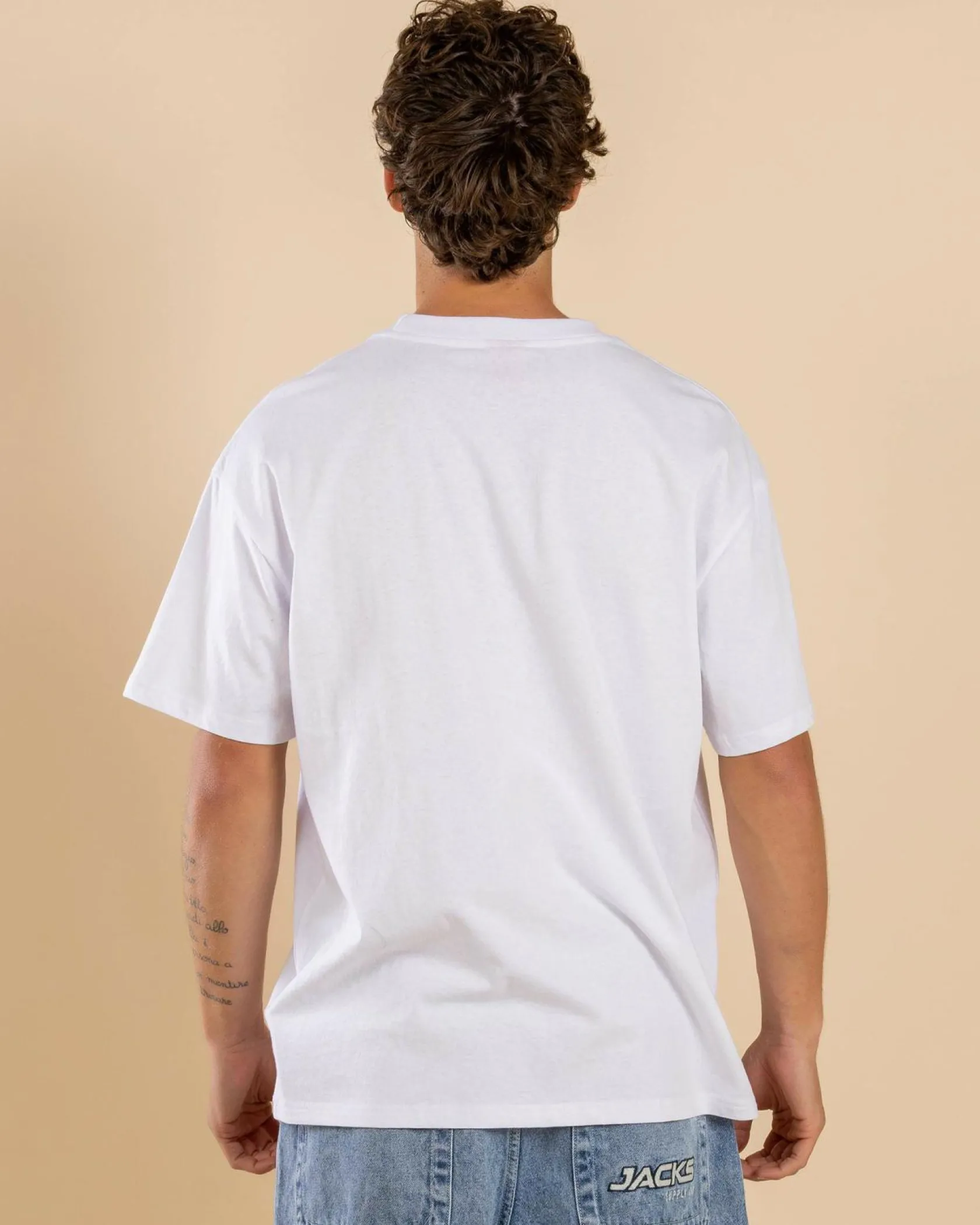 Quiksilver Tilt Panel Knit T-Shirt White Best