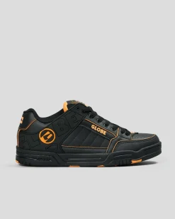 Globe Tilt Shoes Black/orange Mosaic New