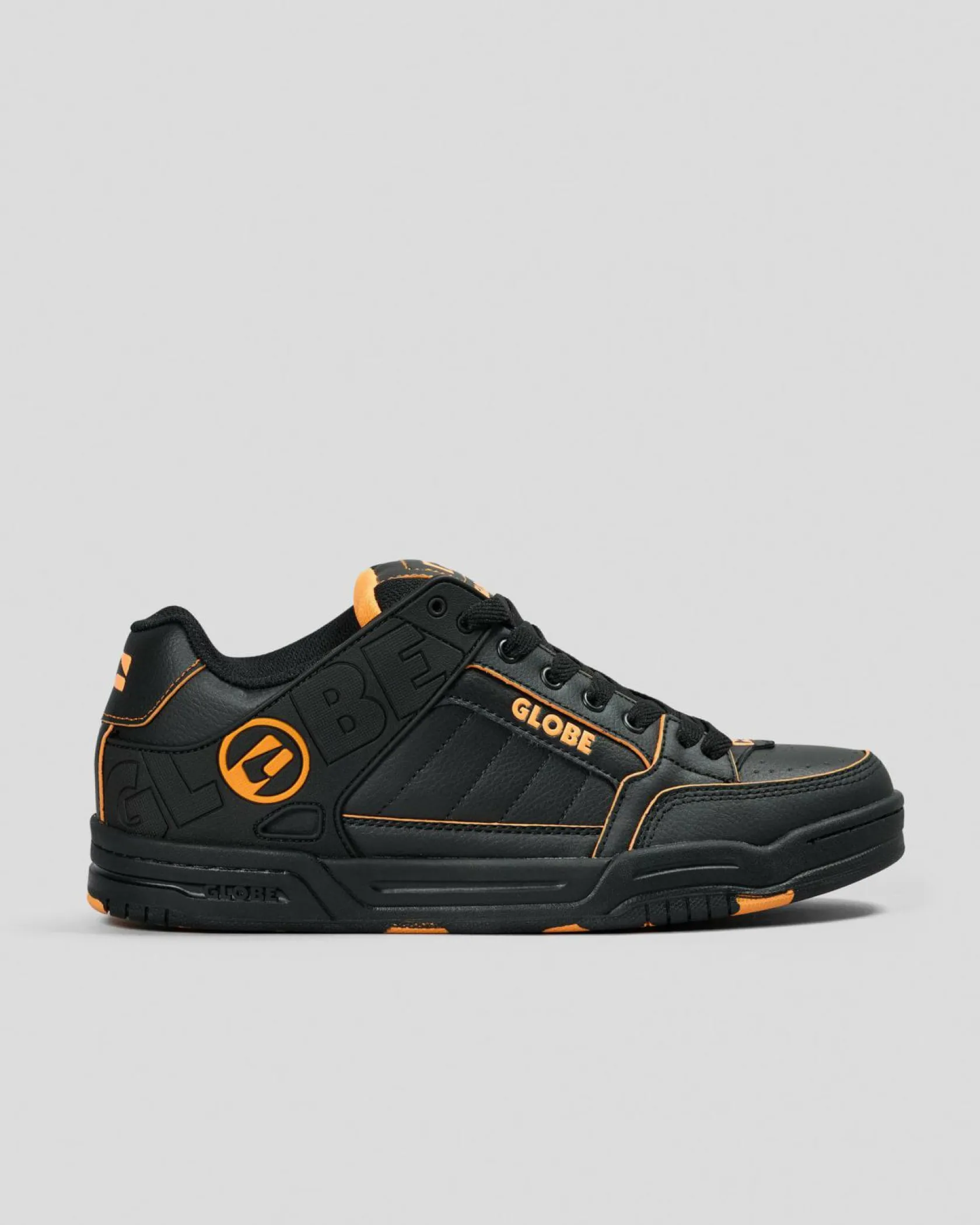 Globe Tilt Shoes Black/orange Mosaic New