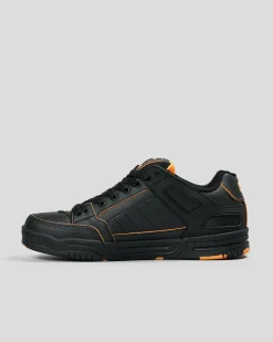 Globe Tilt Shoes Black/orange Mosaic New