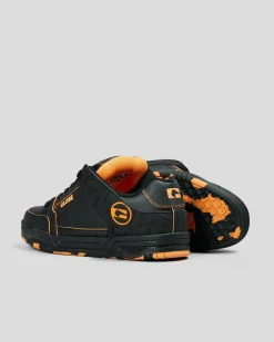 Globe Tilt Shoes Black/orange Mosaic New