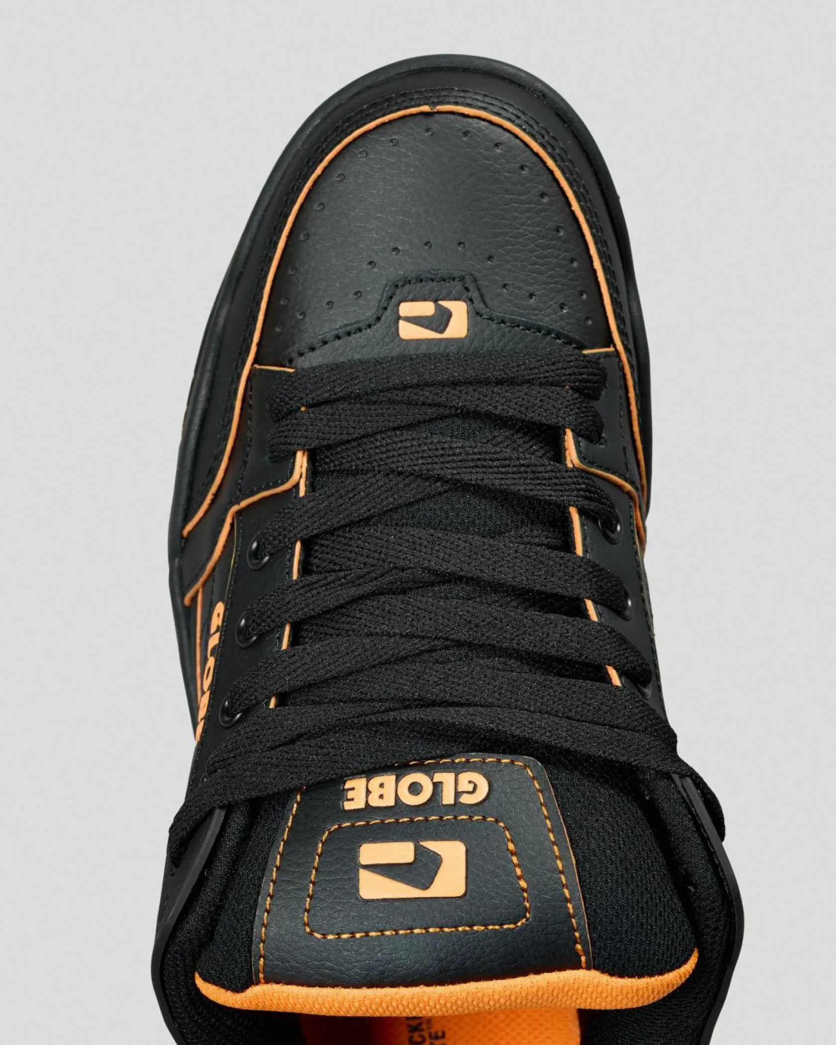 Globe Tilt Shoes Black/orange Mosaic New