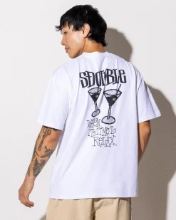 S-Double Time To Relax T-Shirt White Hot