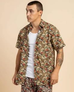Great Northern Tinnie Short Sleeve Shirt Tan Online