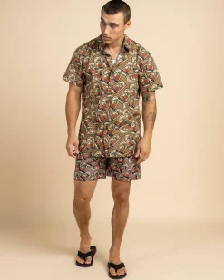 Great Northern Tinnie Short Sleeve Shirt Tan Online