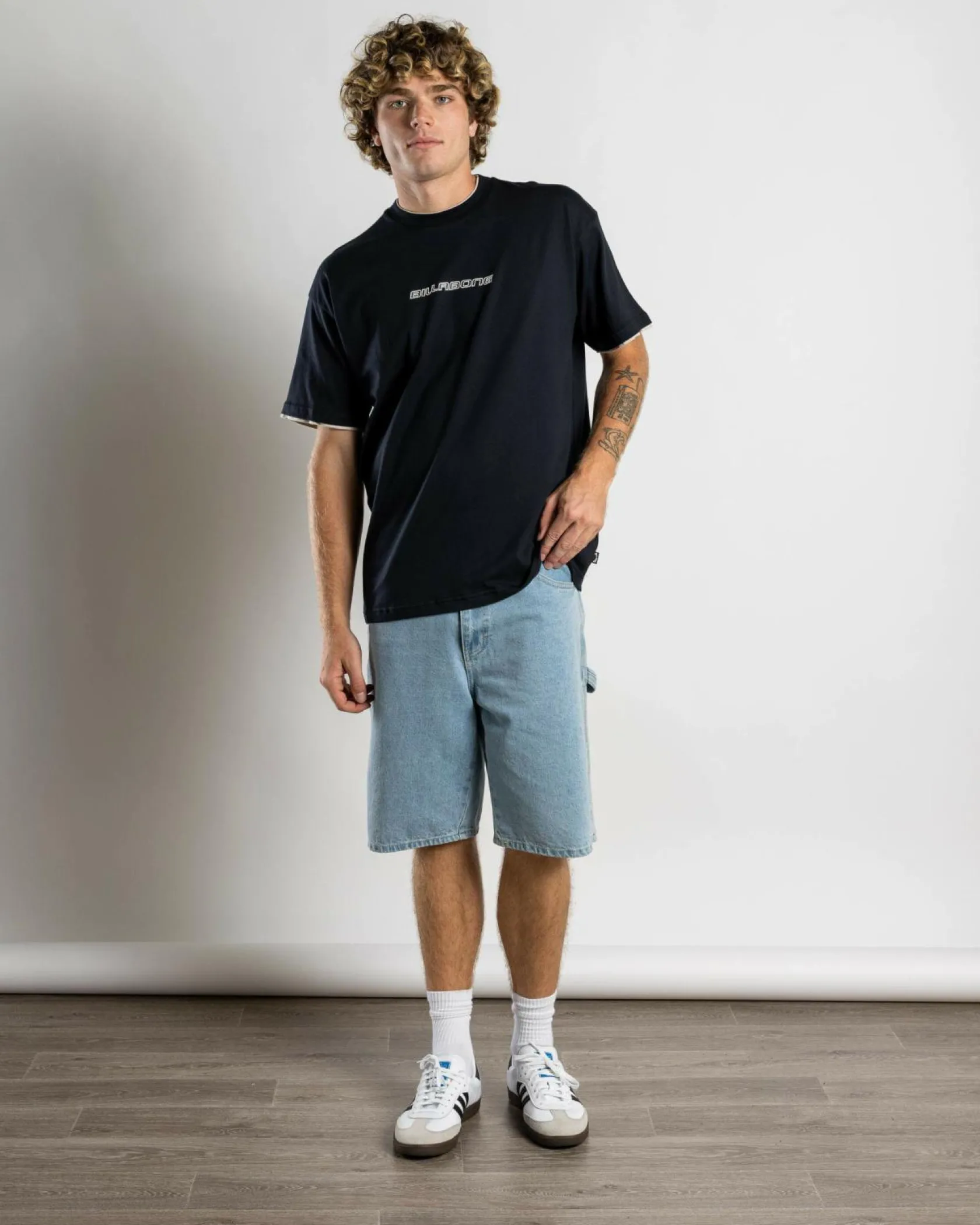 Billabong Tipper Short Sleeve T-Shirt Black Clearance