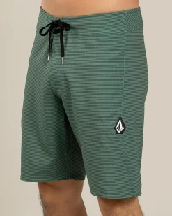 Volcom Too Hectik 2 Board Shorts Cedar Green Outlet