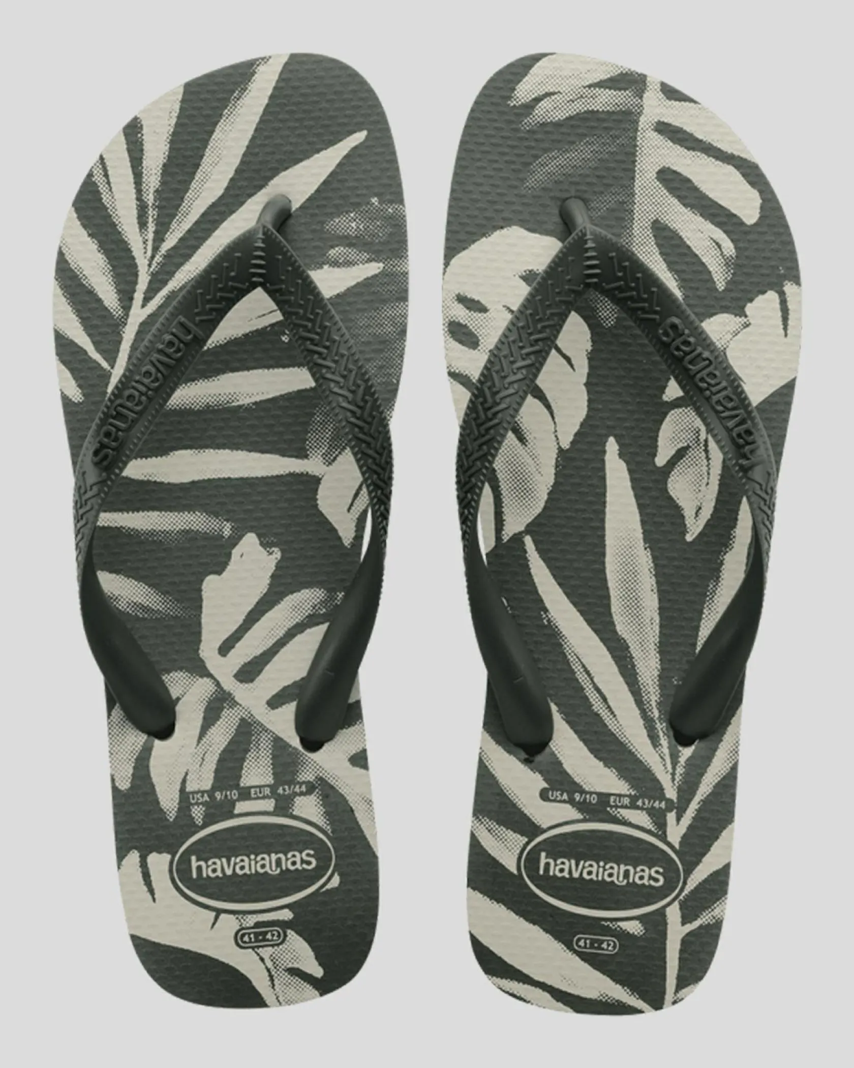 Havaianas Top Aloha Thongs Green Olive/green Olive Best
