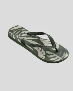 Havaianas Top Aloha Thongs Green Olive/green Olive Best