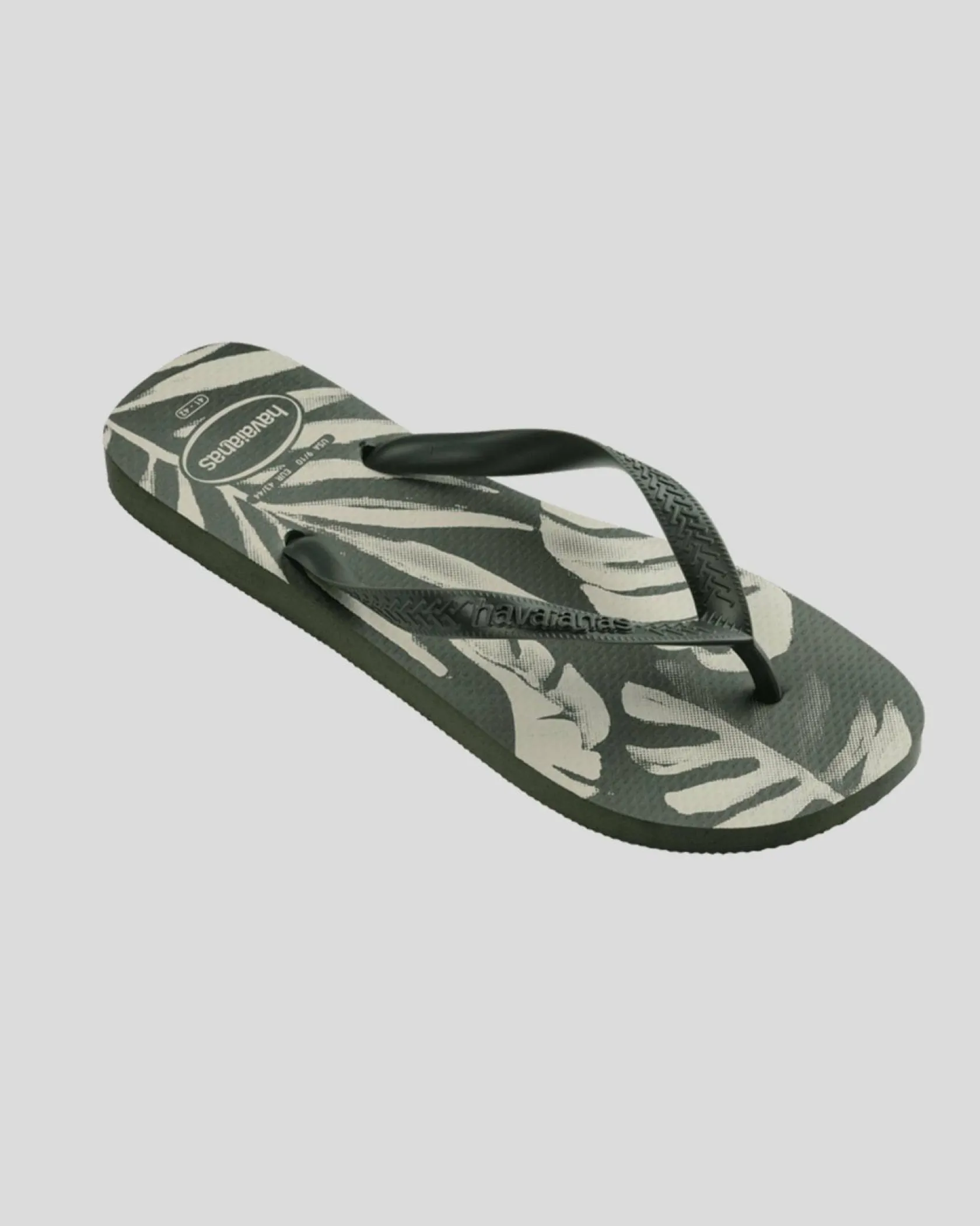 Havaianas Top Aloha Thongs Green Olive/green Olive Best