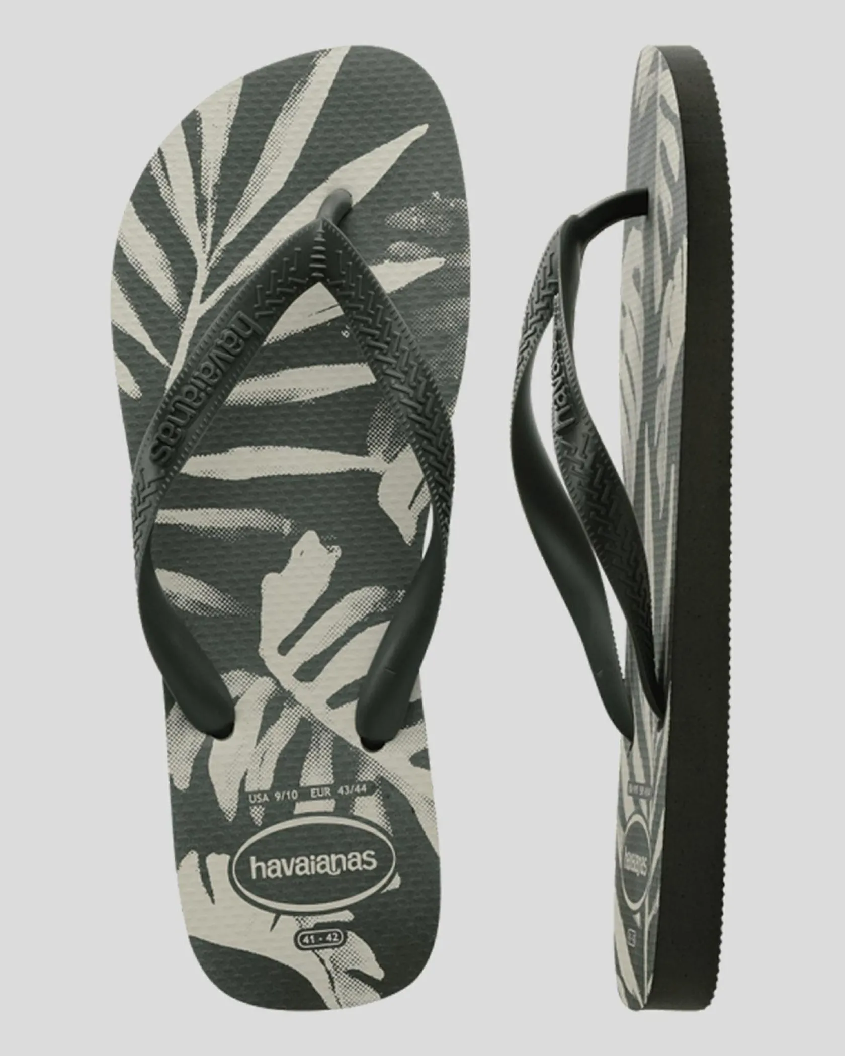 Havaianas Top Aloha Thongs Green Olive/green Olive Best