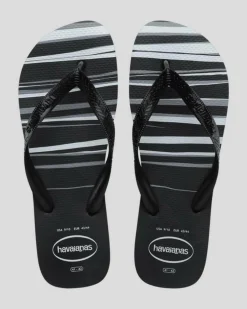 Havaianas Top Basic Thongs Black/black/black/white Clearance