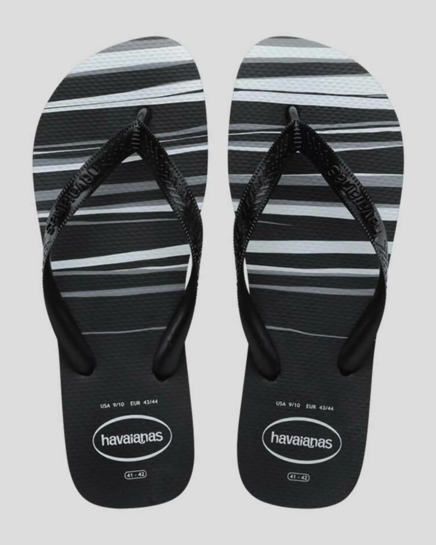 Havaianas Top Basic Thongs Black/black/black/white Clearance