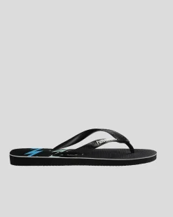 Havaianas Top Bolt Thongs Black/blue Discount