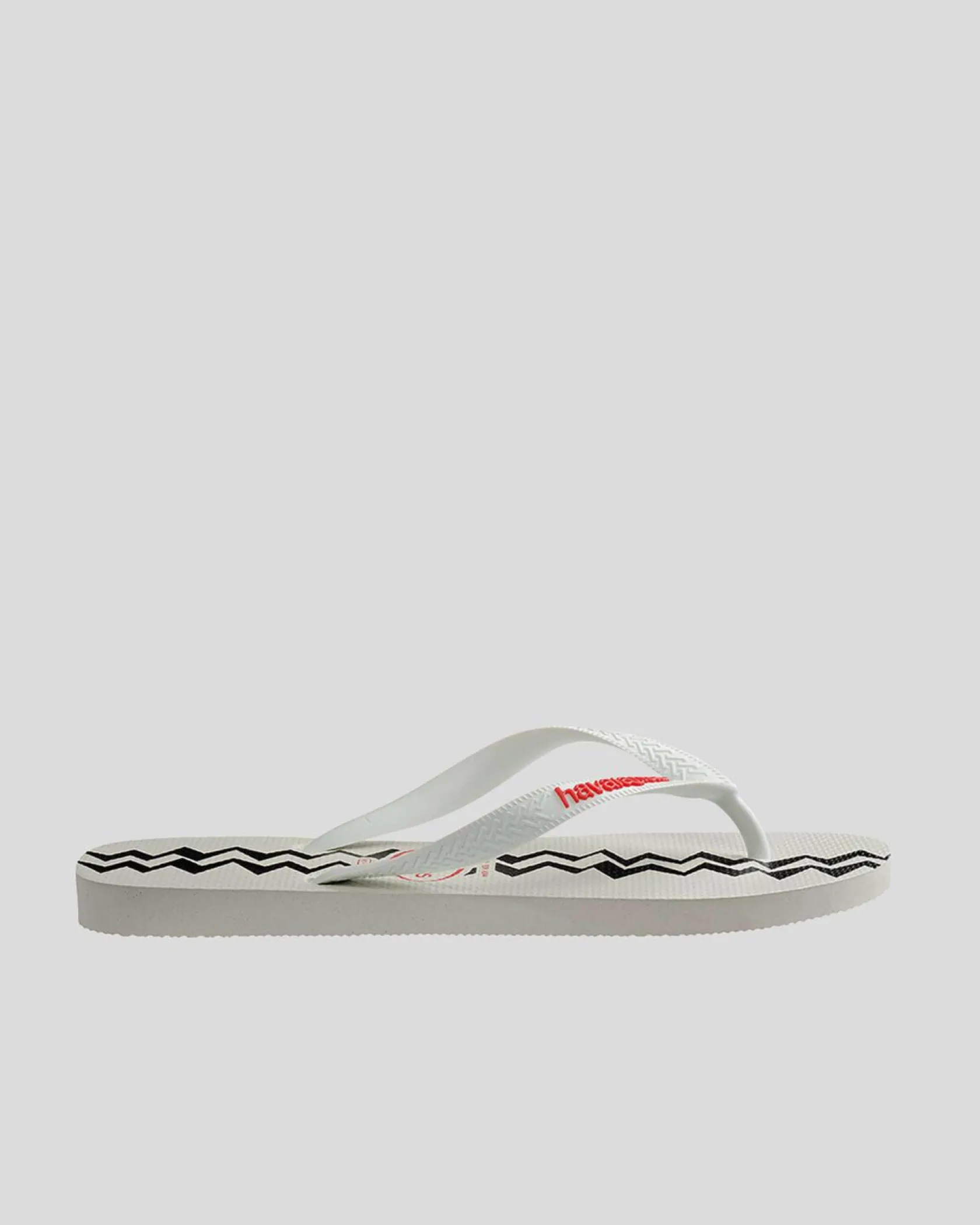 Havaianas Top Electric Thongs White/red Hot