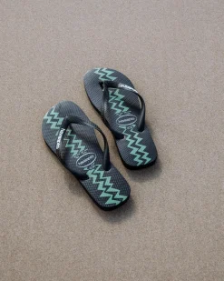 Havaianas Top Electric Thongs Black/green Best