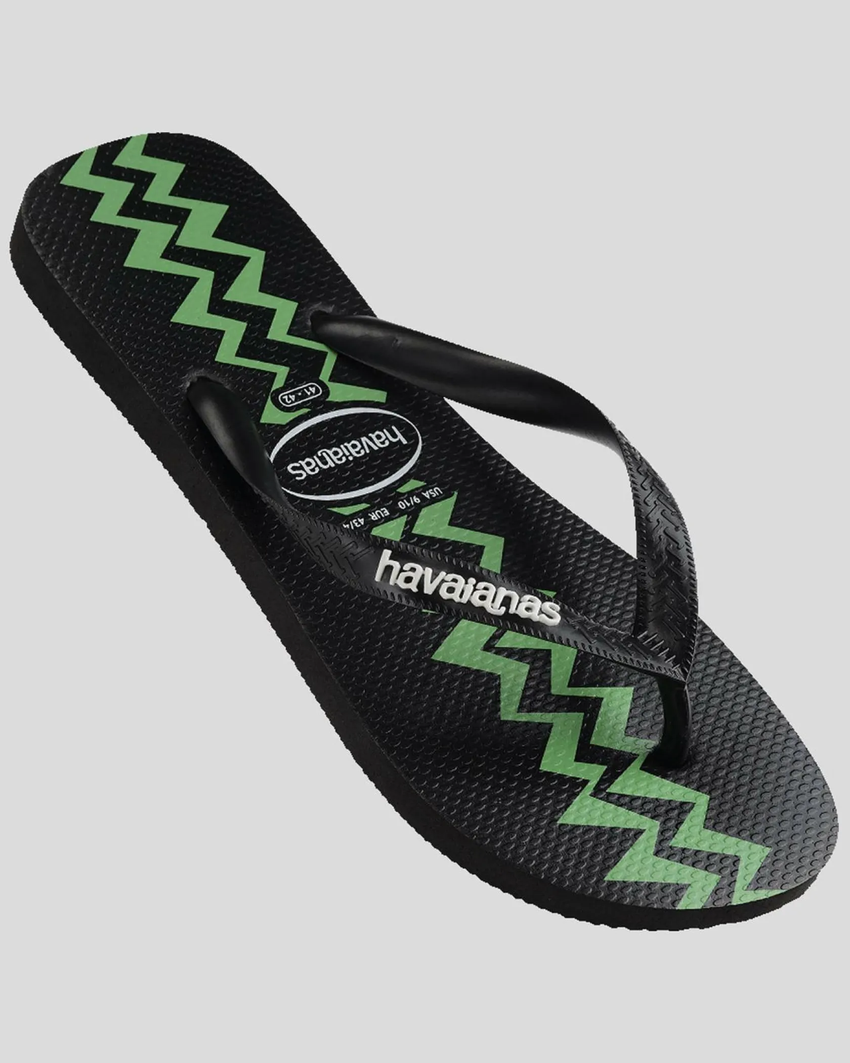Havaianas Top Electric Thongs Black/green Best