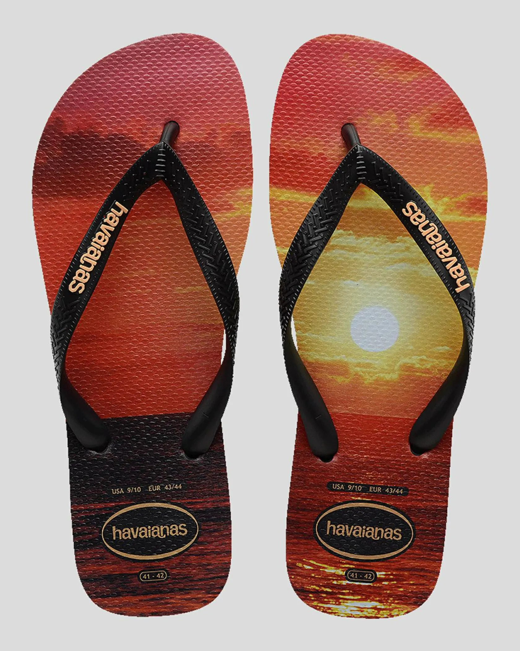 Havaianas Top Hype Thongs Black/black/peach New