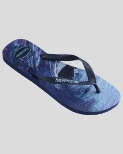 Havaianas Top Hype Thongs Navy/navy/lavander Blue