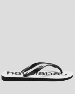 Havaianas Top Logo Mania Thongs Black/black Outlet