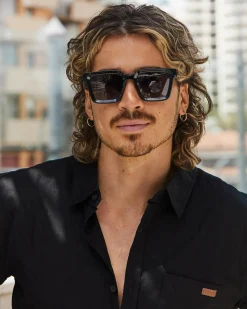 Sin Eyewear Top Shelf Polarised Sunglasses Shiny Black / Smoke Best