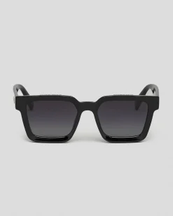 Sin Eyewear Top Shelf Polarised Sunglasses Shiny Black / Smoke Best