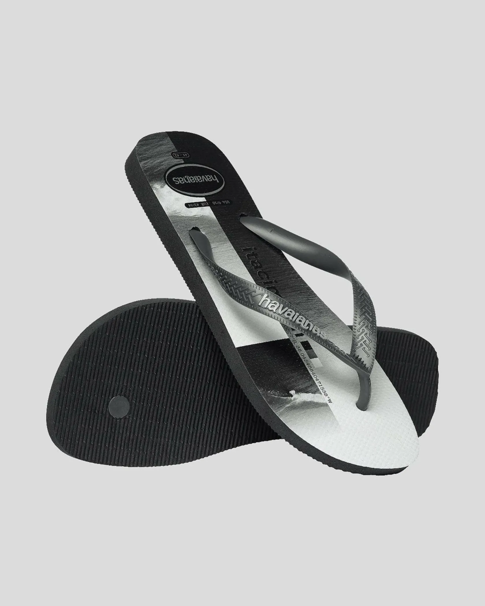 Havaianas Top Surfer Thongs New Graphite/new Graphite Clearance