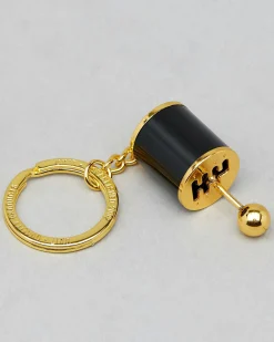 Unit Topgear Keyring Black Gold Hot
