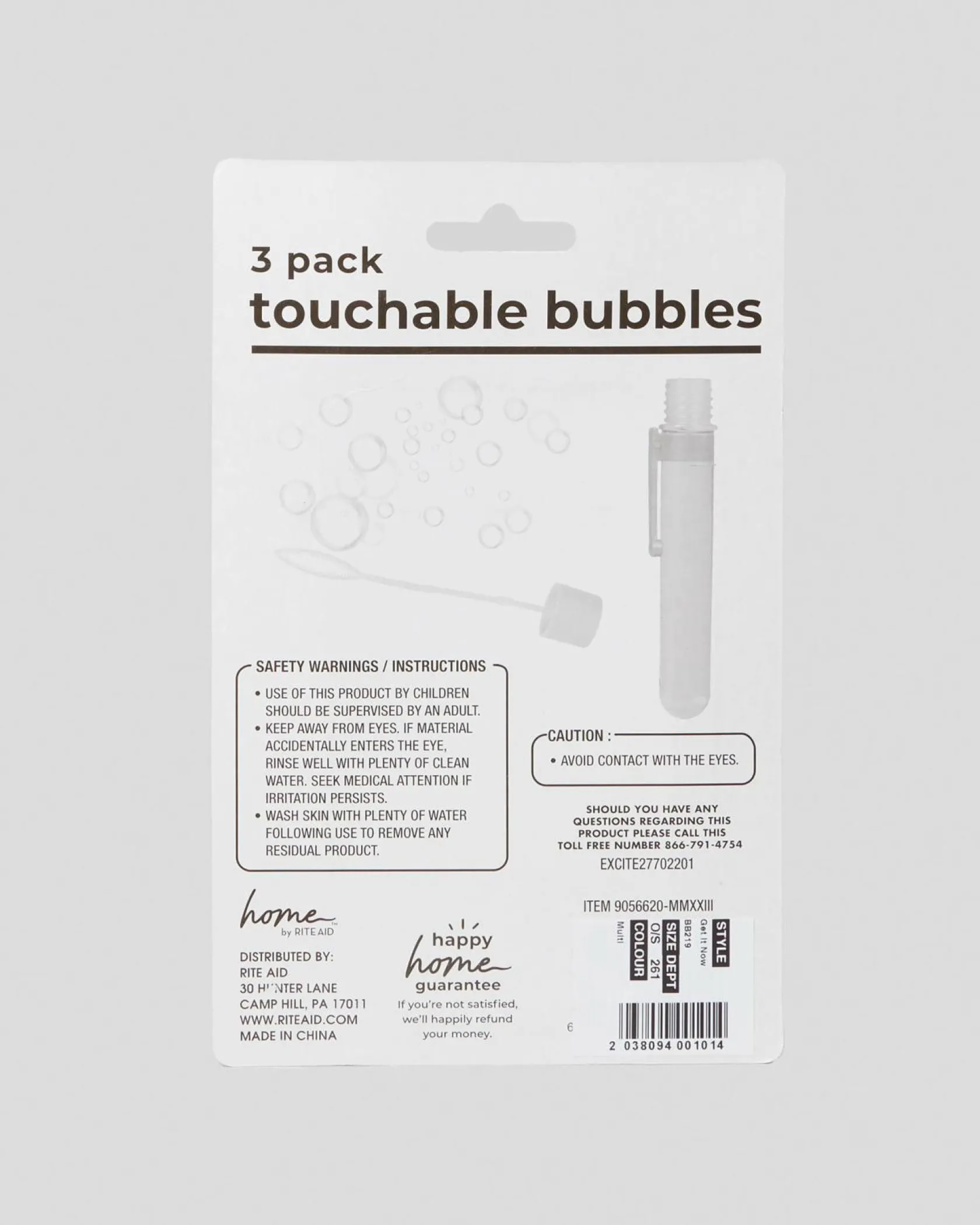 Get It Now Touchable Bubble 3 Pack Multi Online