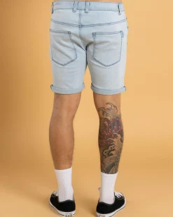 Lucid Trapper Denim Walk Shorts Lt Blue Best