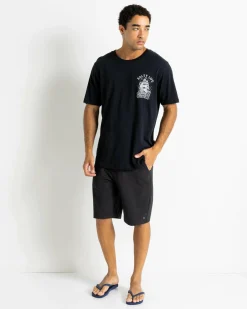 Salty Life Treacherous T-Shirt Black New