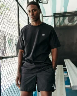 adidas Trefoil Essential T-Shirt Black New