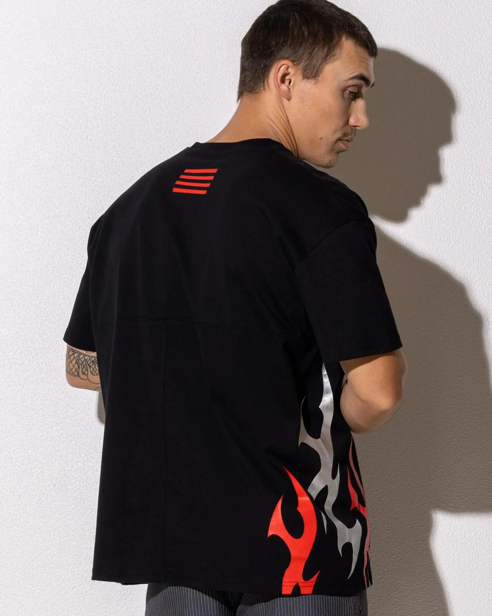 Jetpilot Tribal Heavy T-Shirt Black New