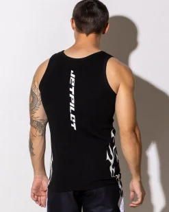 Jetpilot Tribal Singlet Black Outlet