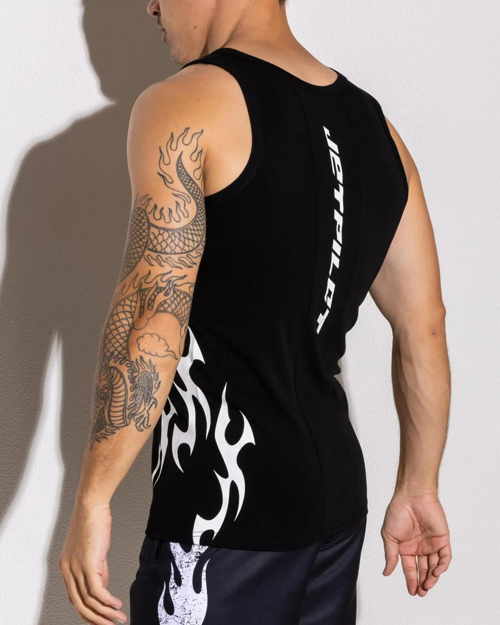 Jetpilot Tribal Singlet Black Outlet