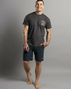 Salty Life Trifecta Short Sleeve Surf T-Shirt Charcoal Sale