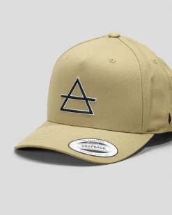 Lucid Trifecta Snapback Cap Khaki Discount