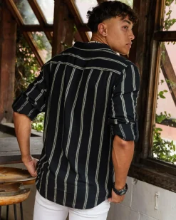 Skylark Trilogy Long Sleeve Shirt Black/white Sale