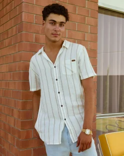 Skylark Trinity Short Sleeve Shirt White/tan Online