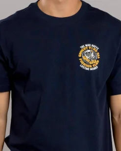 The Mad Hueys Tropic Caught Fk All T-Shirt Navy New