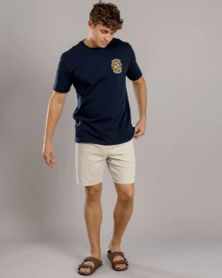 The Mad Hueys Tropic Caught Fk All T-Shirt Navy New