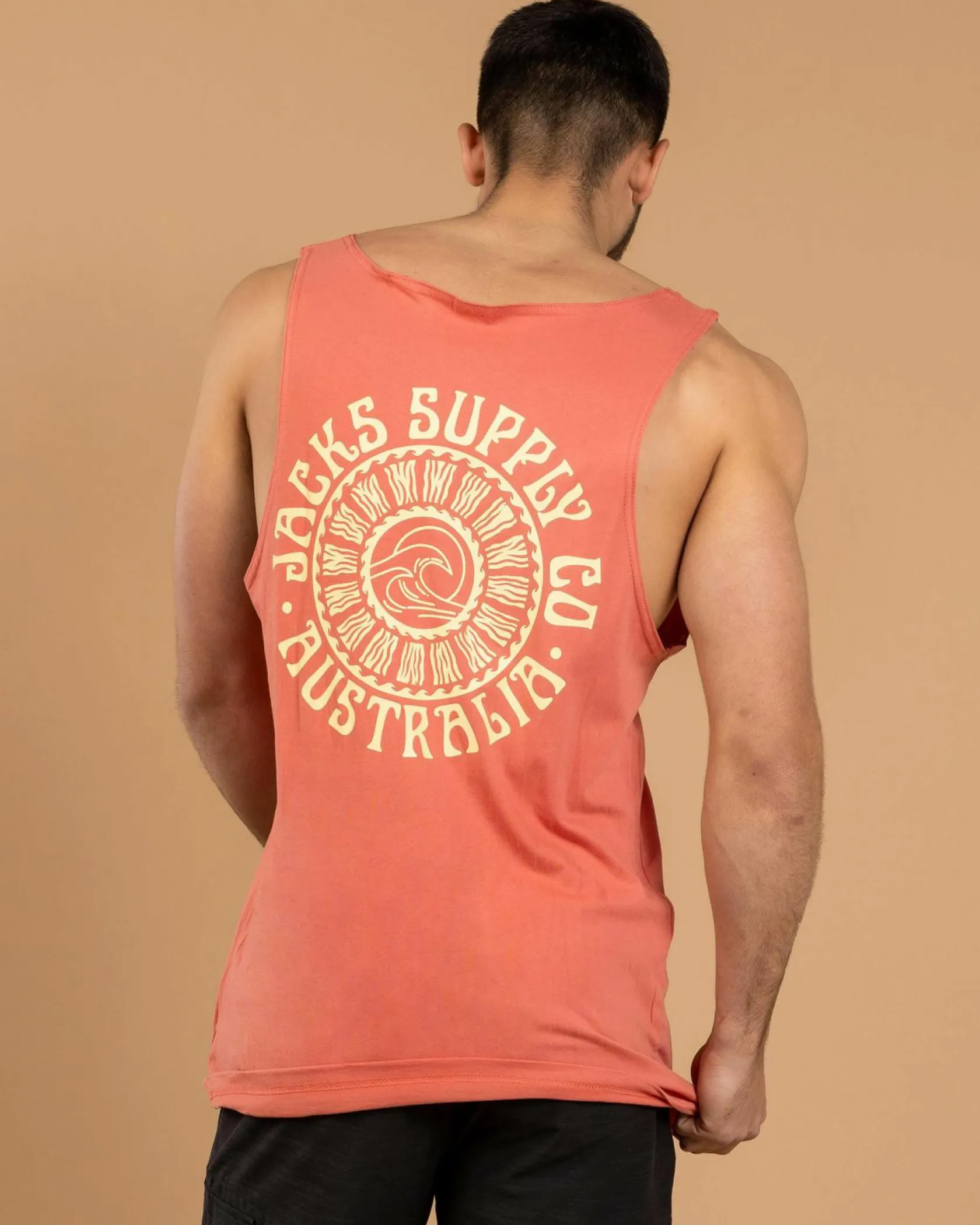 Jacks Tundra Singlet Coral New